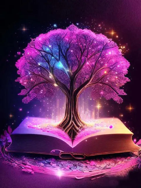 Malen-nach-Zahlen-Set- Bücherfantasie - sunny.side-Productions