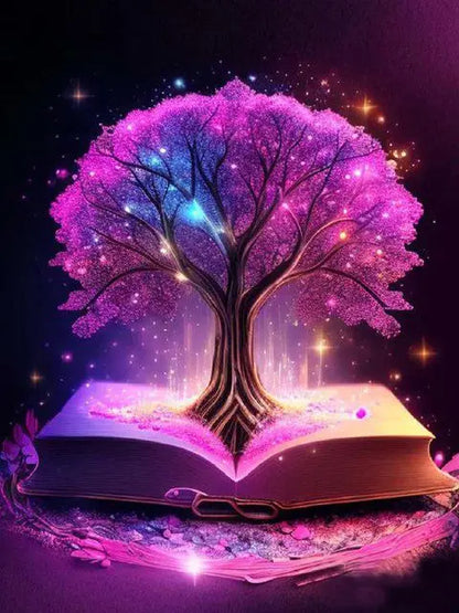 Malen-nach-Zahlen-Set- Bücherfantasie - sunny.side-Productions