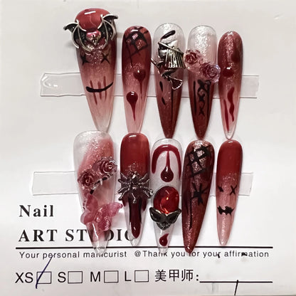 Gothic Glam Press-On Nails