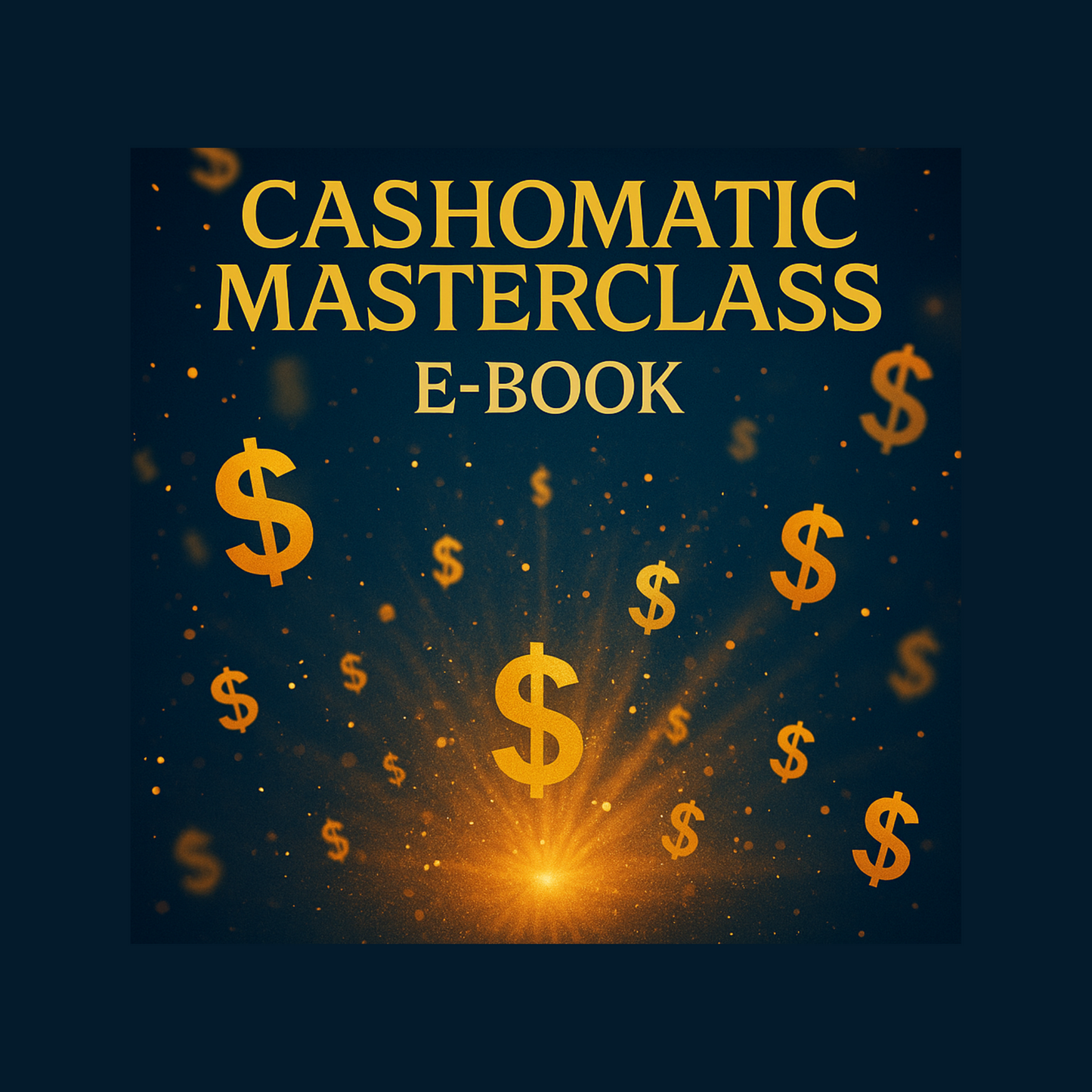 Cashomatic Masterclass