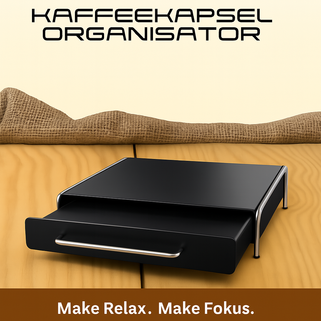 Stilvolle Ordnung- Organizer für Kapseln & Co - sunny.side-Productions